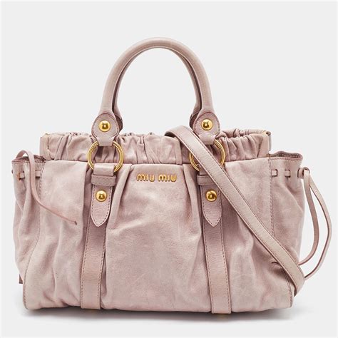 miu miu vitello lux ring satchel|mughetto miu vitello lux.